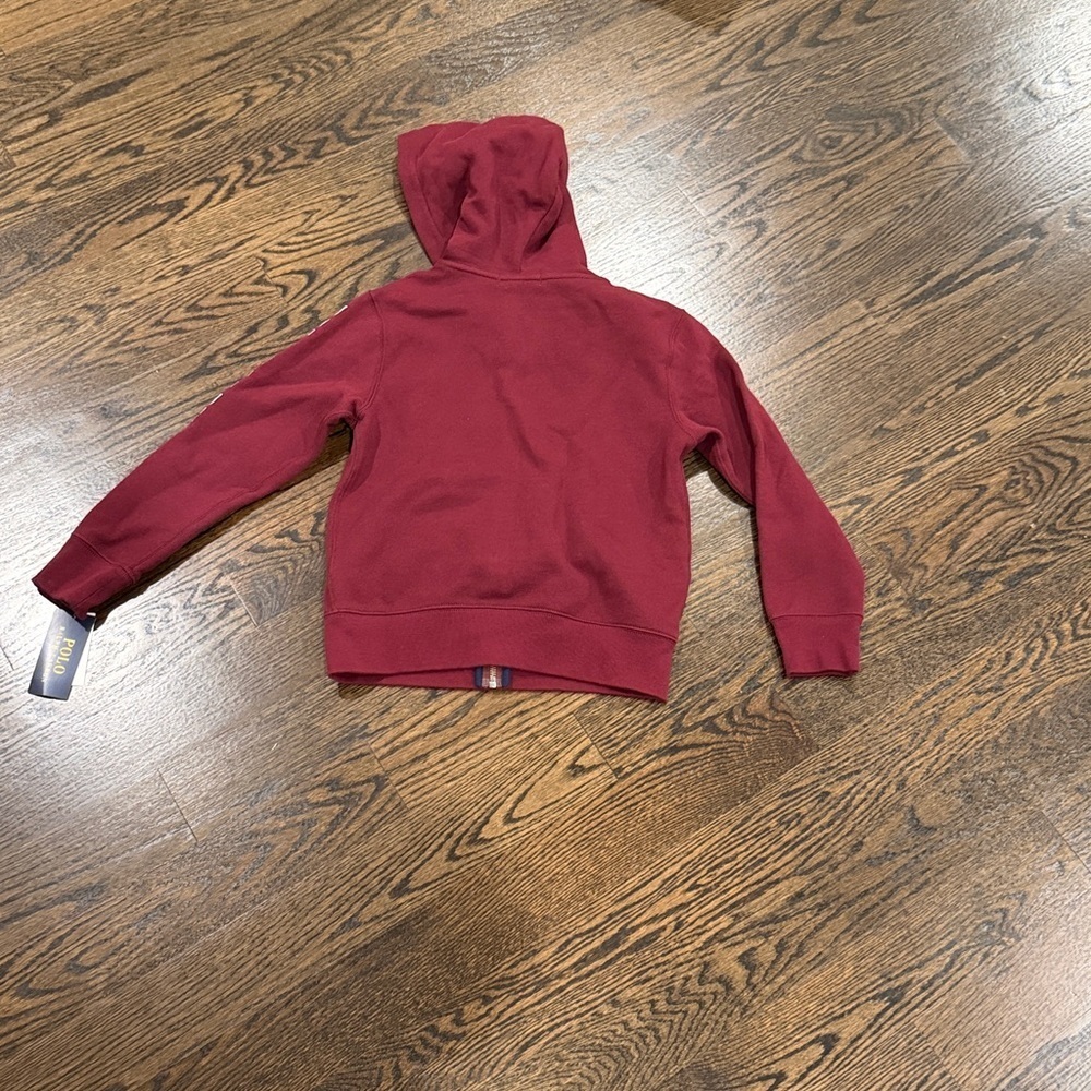 Polo by Ralph Lauren Logo Fleece Full-Zip Kids Hoodie Size S (8) - Picture 4 of 5